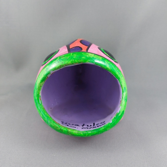 Mexican Talavera pottery fish planter holder handpainted - Picture 2 of 6